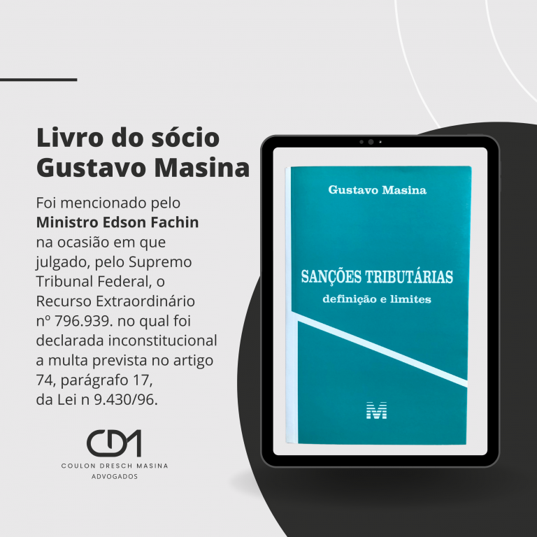Livro do sócio Gustavo Masina.
